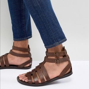ASOS Gladiator sandals in leather